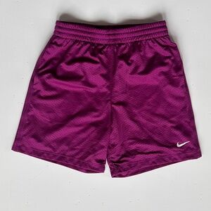 Nike Kids Purple Dri-FIT Mesh Athletic Shorts – Size M (8–9)